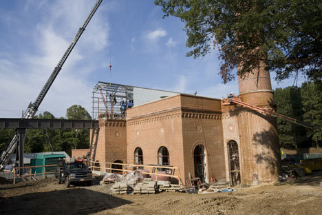 After renovation, the East Campus steam plant will help power the campus. 