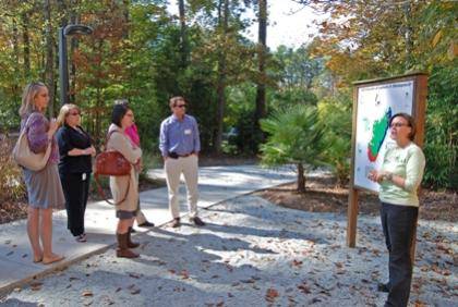 Members of the Department of Immunology's business office took a field trip to the Duke Lemur Center last year.