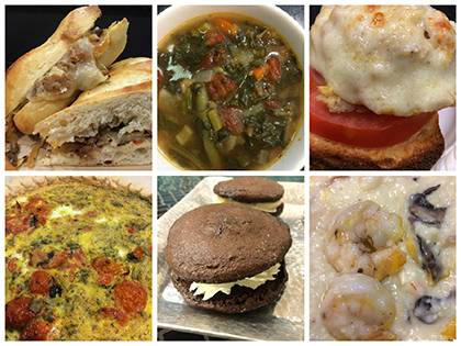 The Duke Integrative Cafe staff posts pictures of available lunch and breakfast items on its Facebook page.