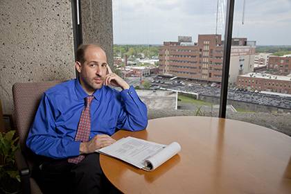 Hayden Bosworth, professor of medicine, psychiatry and nursing at Duke, was among five staff and faculty members whose direct deposit pay was rerouted in a phishing attach. Photo by Duke Photography.