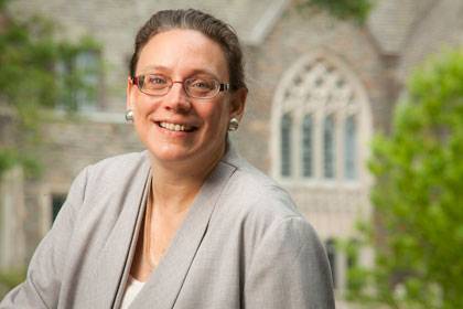 A&S Dean Laurie Patton is pushing for campus assessment systems that will benefit students, faculty and the university. Photo by Duke University Photography.