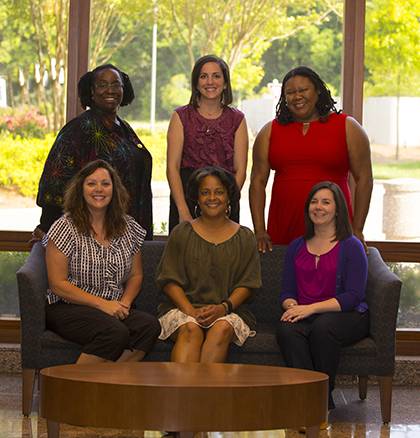 The Special Event Planners Council leadership, top row from left to right, is C.T. Woods Powell, Katie McKittrick and Quiana Tyson; bottom row left to right is Tracey Wiwatowski, Patrina Hemingway and Stacy Dalton. Photo courtesy of the SEPC