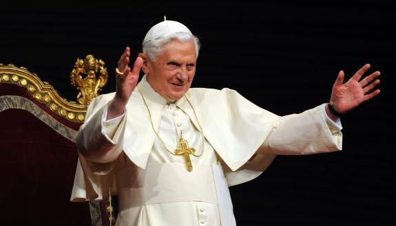 Pope Benedict in Lisbon, Portugal. Photo by M.Mazur/www.thepapalvisit.org.uk courtesy Flickr