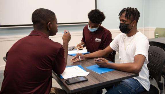 training and mentoring program for young Black men in Durham