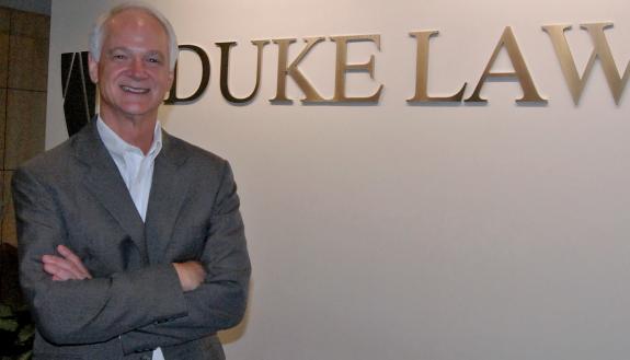 Blue Devil of the Week Charles Holton has focused some of the Duke Law School's brainpower on pressing social concerns.