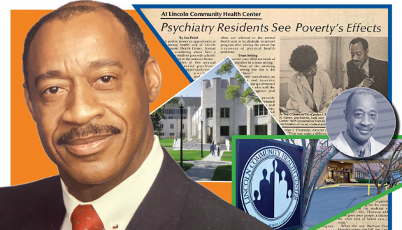 Dr. James Carter and a collage of material about him