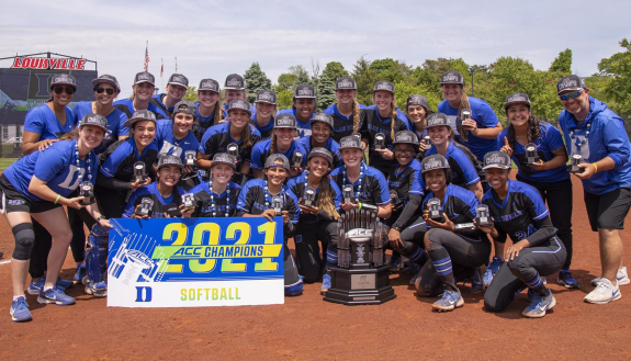 softball with ACC title