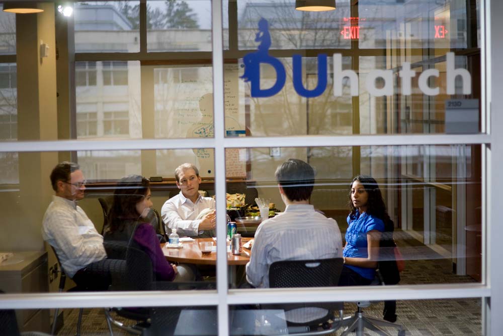 DUhatch is an incubator that helps Duke University students transform innovative ideas into viable entrepreneurial and social ventures.