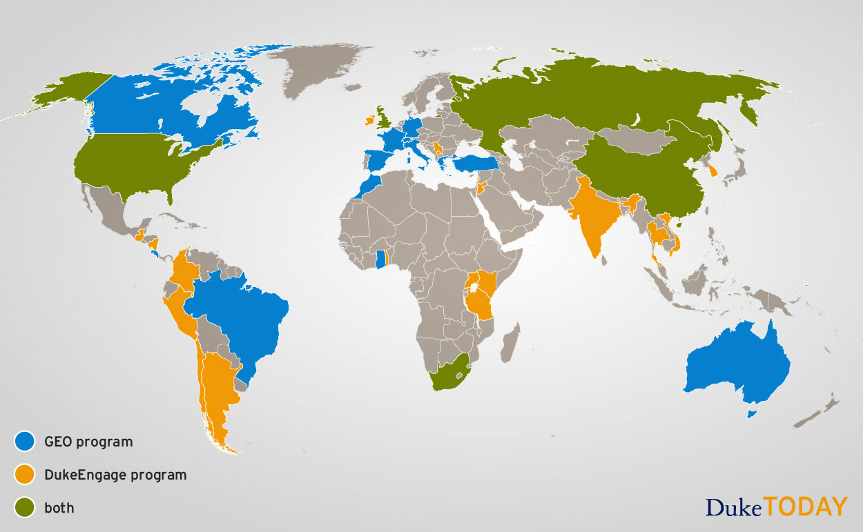 Duke Global Learning 2014 Infographic