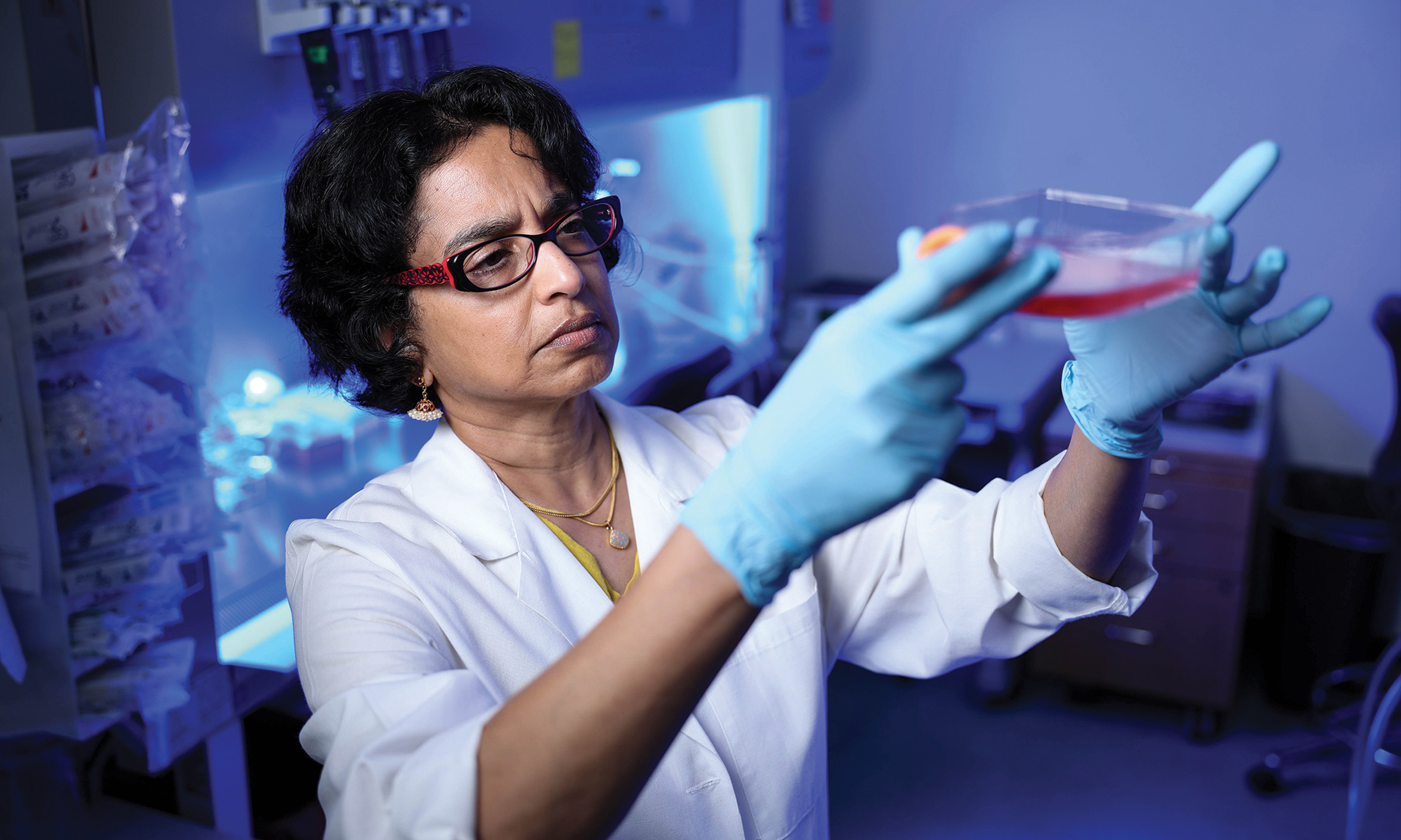 Smita Nair, a Duke immunologist and Professor of Surgery, was among the first researchers to show that a cell-based RNA vaccine could work. Photo by Travis Stanley.