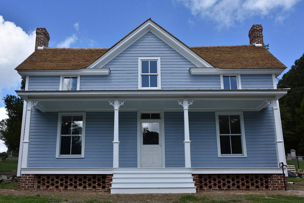 The Pauli Murray House on Carroll Street in West Durham. 