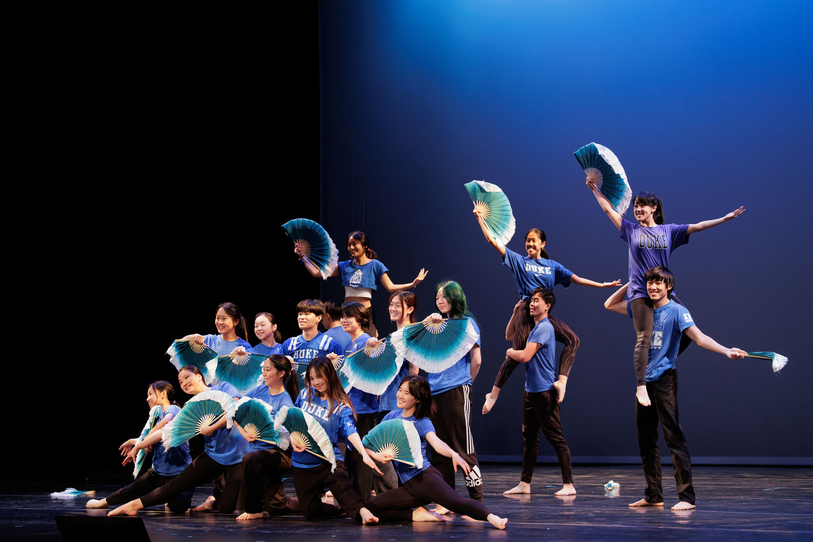 Duke student arts group showed their talents during a Saturday night event in Cameron Indoor Stadium.