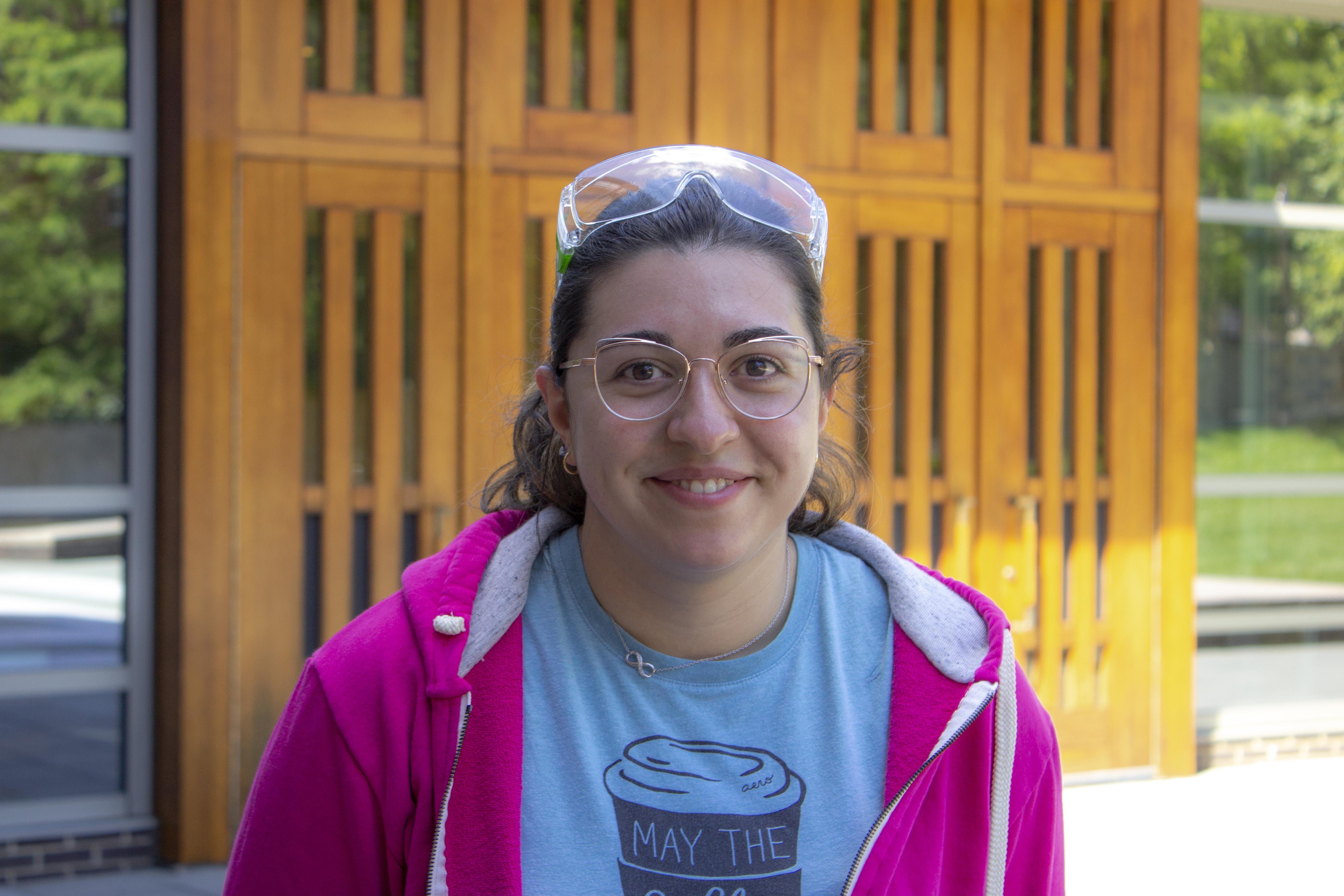 Chemistry graduate student Martina Zafferani is in her third year in the Amanda Hargrove Lab