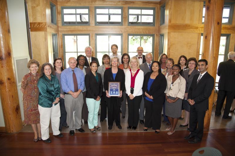 The Duke Universal Influenza Vaccination Work Group received a Teamwork Award.