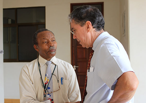 Dr. John Bartlett in Tanzania