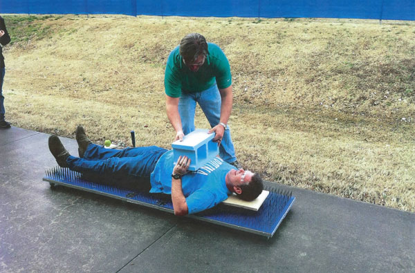 schaad on bed of nails