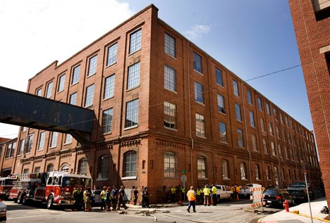 Jon Gardiner A gas leak Friday caused the evacuation of West Village buildings