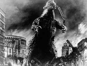 A restored version of "Godzilla," without Raymond Burr, will be shown later in the semester. 