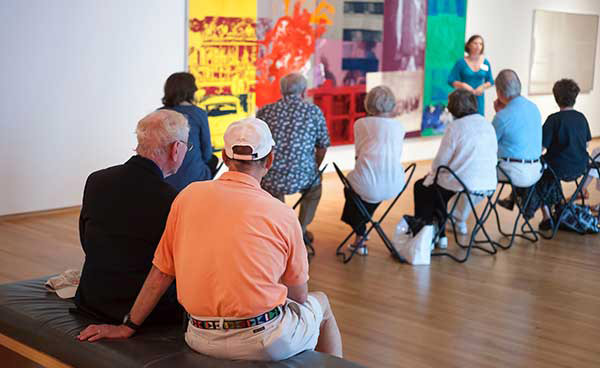 Reflections: The Nasher Museum Alzheimer’s Program provides engaging and interactive museum tours to visitors with Alzheimer’s disease and related dementia, their families, and their care partners.
