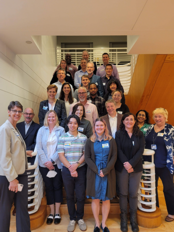 Representatives of universities, industry, the public sector and nonprofits from the Triangle at the vision workshop held at the NCBiotech Center.