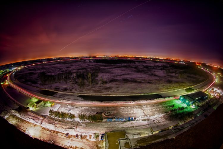 The Tevatron outside Chicago was the world’s most powerful particle collider for more than 20 years. It shut down in 2011, but data analysis continues to reveal surprises. Credit: Fermilab.