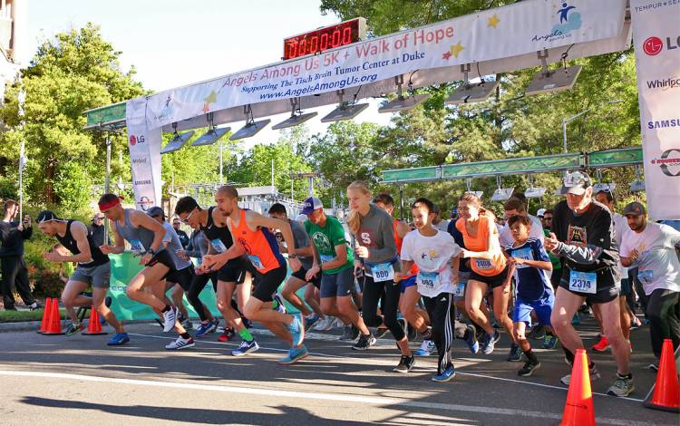 The Angels Among Us 5K draws hundreds of runners.