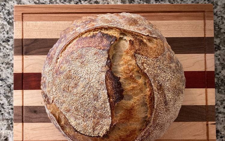 Julie Reynolds makes sourdough bread almost every week. Photo courtesy of Julie Reynolds.
