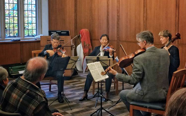 The Ciompi Quartet will perform at Rubenstein Library on Wednesday. Photo by Stephen Schramm.