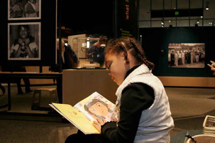 The exhibit encourages young people to examine the history and science of our concept of race.