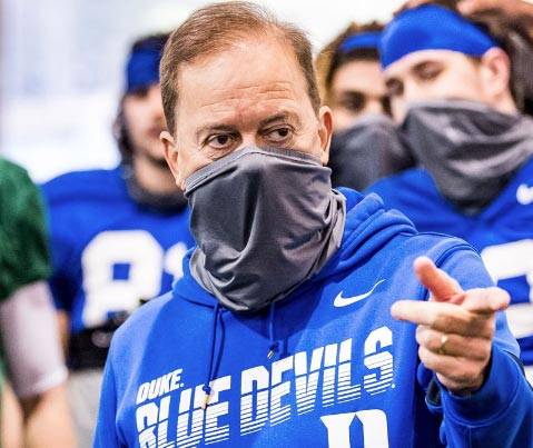 Head Duke Football Coach David Cutcliffe