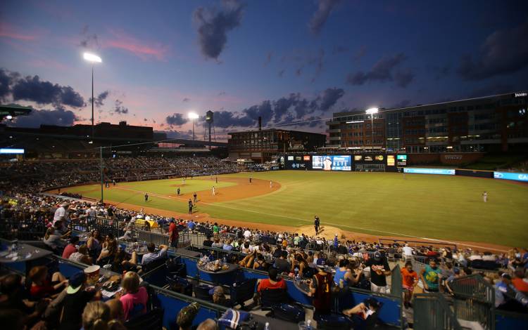 Durham Bulls Athletic Park in Durham.