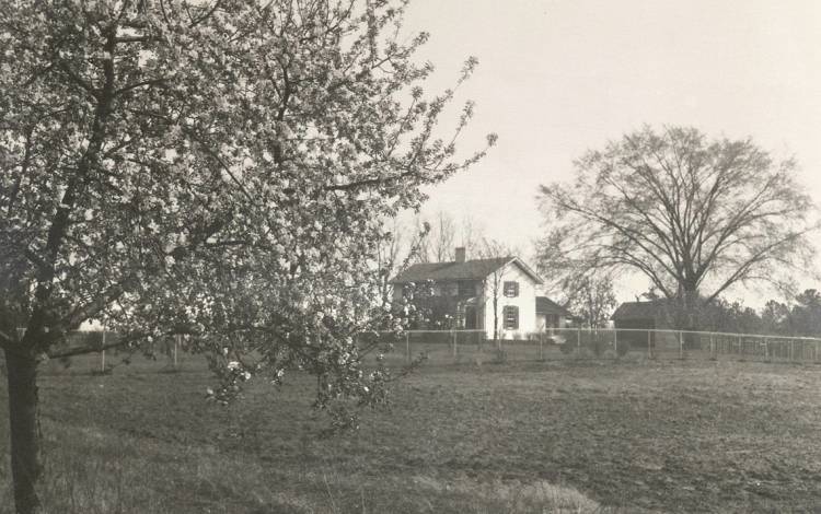 This undated photo shows Duke Homestead during it's time as part of Duke University. Photo courtesy of Duke University Archives.