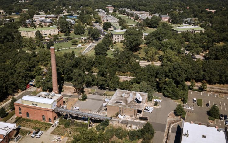 duke chapel aerial