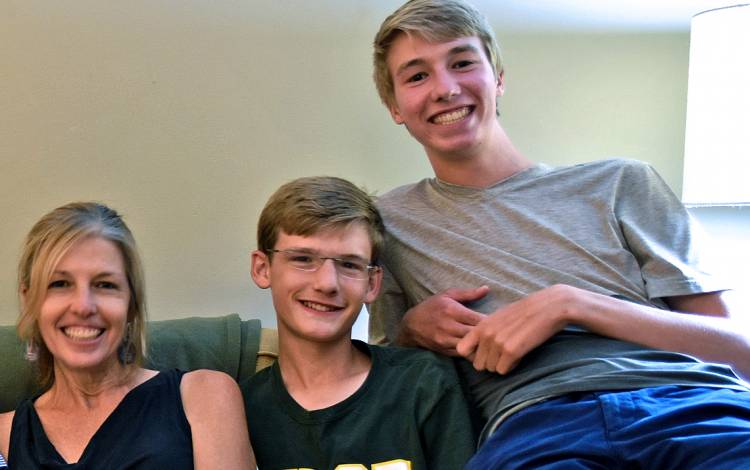 For Heidi Pongracz, left, open communication was a key component of keeping her children safe online. Photo courtesy of Heidi Pongracz. Heidi Pongracz and her kids.