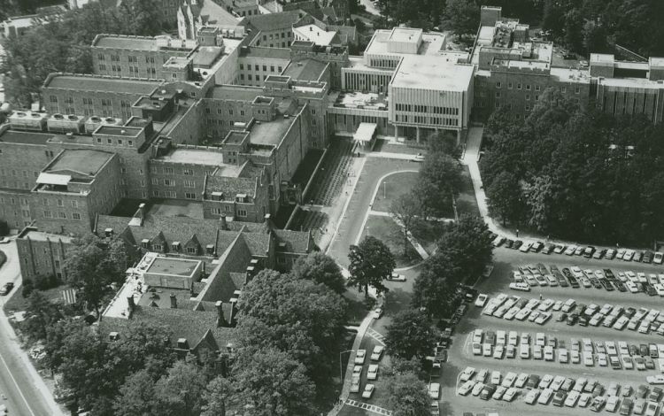 Duke University Hospital in 1967.