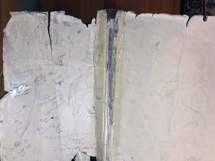 Robert J. Lefkowitz has used the same tattered folder nearly 50 years to evaluate and plan his goals each year. Photo courtesy of Robert J. Lefkowitz.