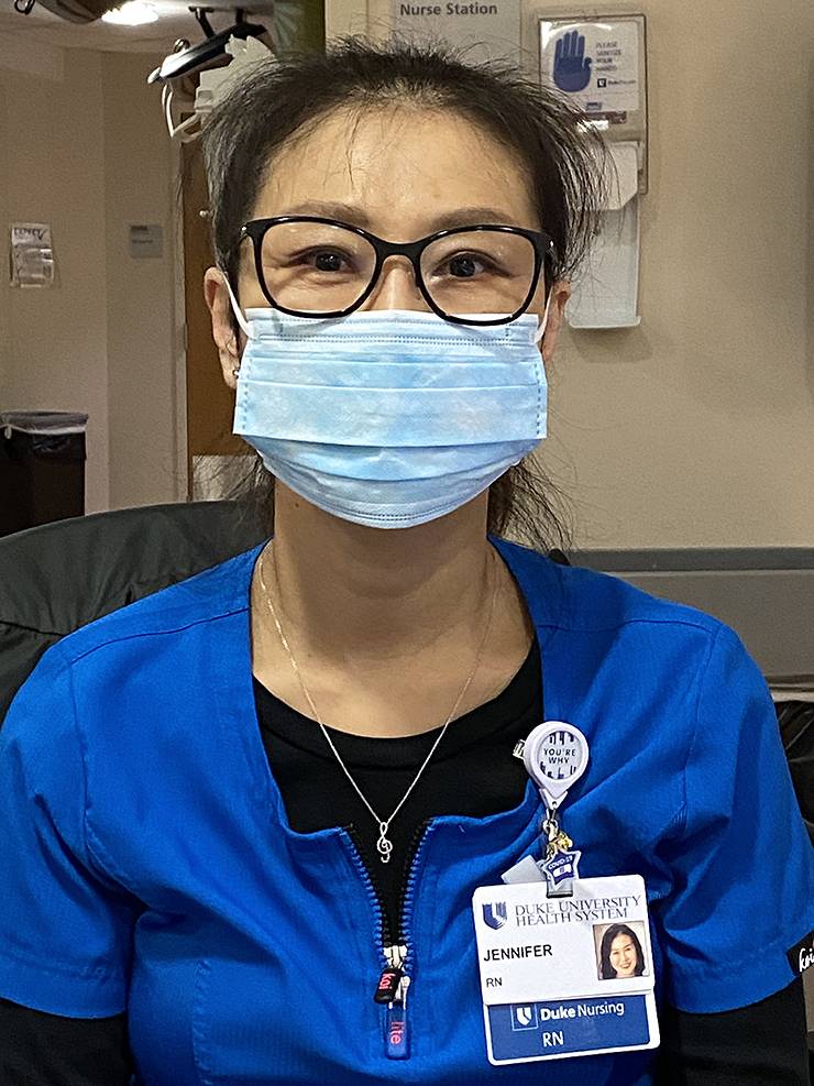 Jennifer Yoo looks forward to seeing colleagues faces again. Photo courtesy of Jennifer Yoo.