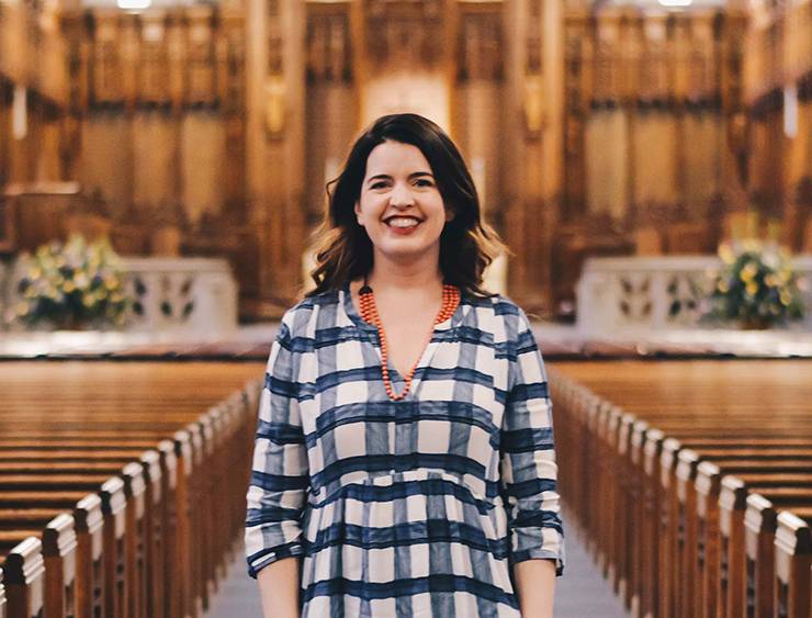 Duke Divinity School Professor Kate Bowler.