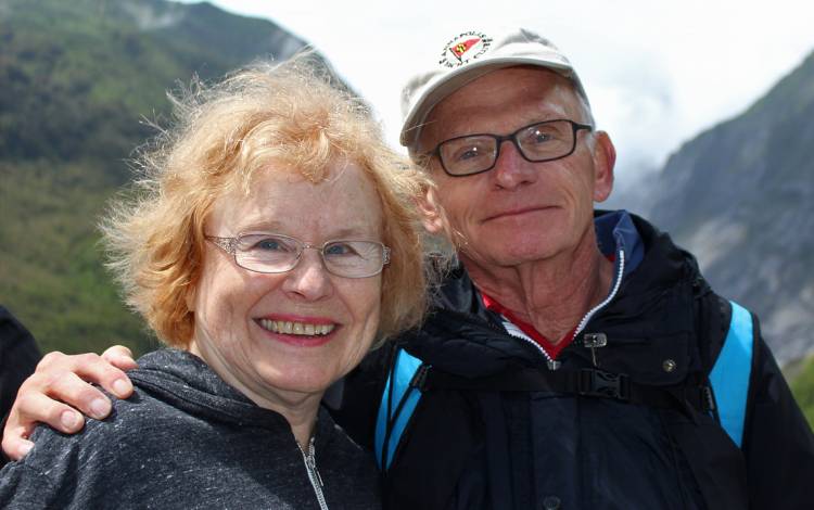 Gerald Lazarus and his wife, Audrey.