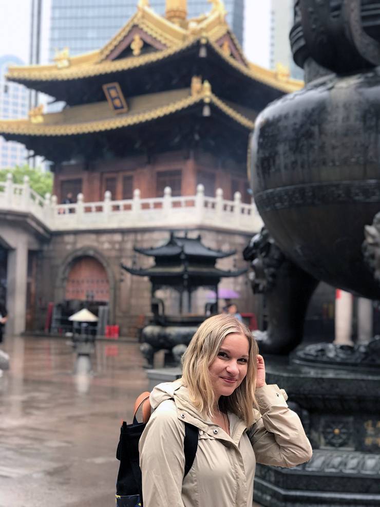 Once the pandemic is over, Lindsay Parker is ready to travel again, including to China. Photo by Emily Grubbe.