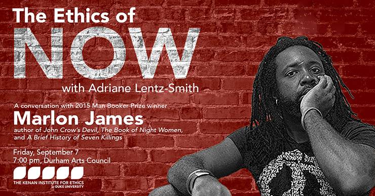 Author Marlon James.