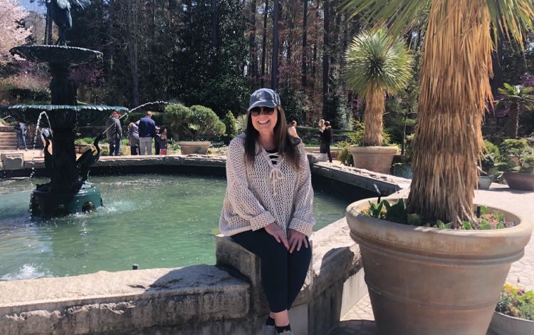 The Duke School of Medicine's Penny Wheeley-Triplett has come to appreciate quiet moments spent at Duke Gardens. Photo courtesy of Penny Wheeley-Triplett.