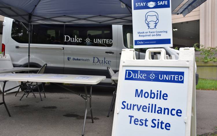 The mobile testing site will be able to accommodate up to 300 tests per day. 