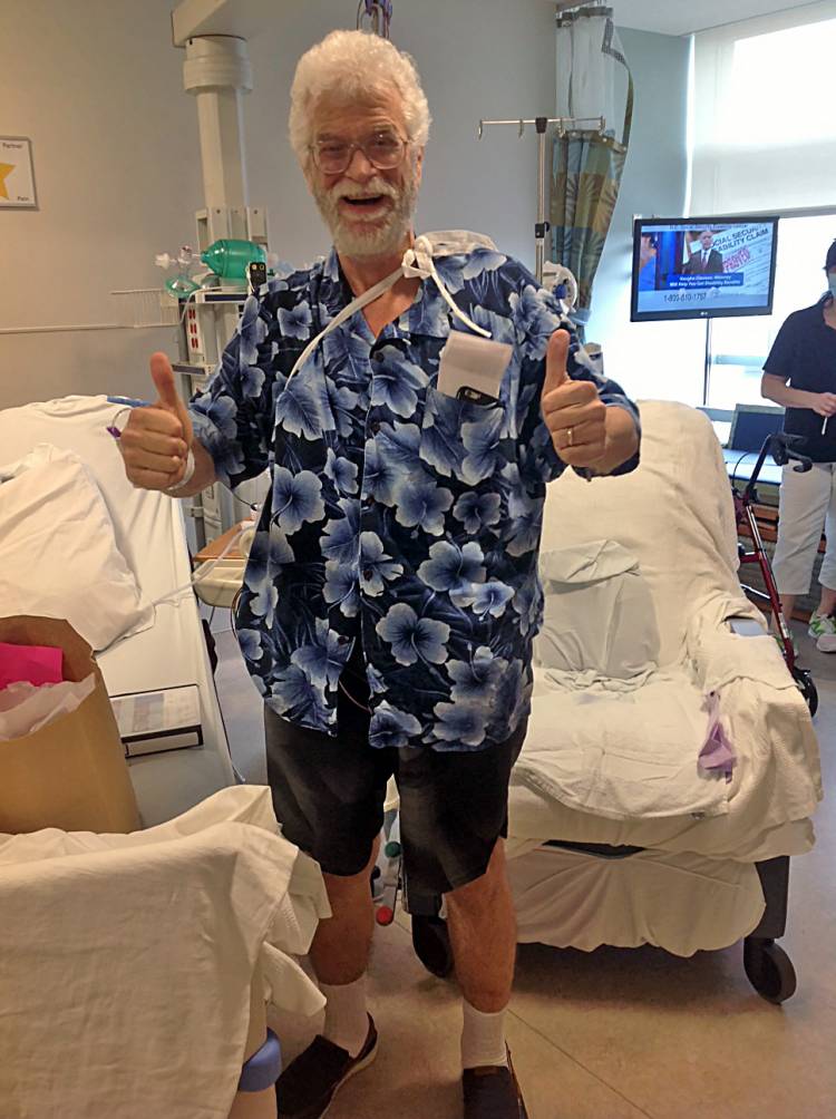 David Stucker was in the hospital from April 4-21, 2017 for a lung transplant.
