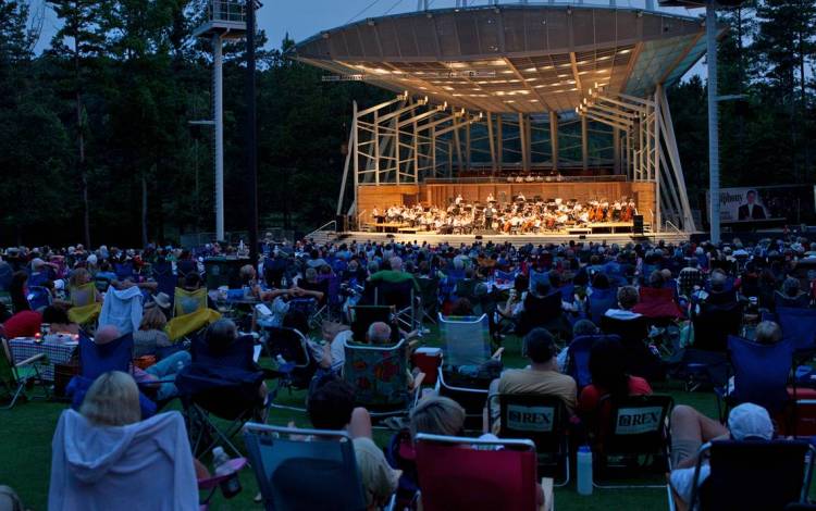 Summerfest is held at Koka Booth Amphitheater in Cary. Photo courtesy of the North Carolina Symphony.