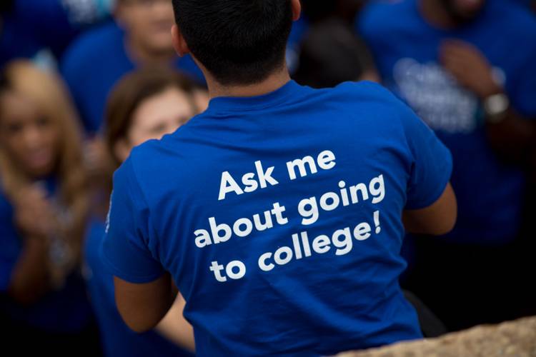 CAC reaches out to high school students who may think college is beyond them.