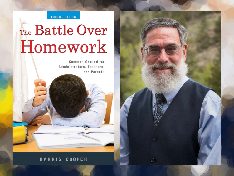 The Battle Over Homework book cover with author Harris Cooper