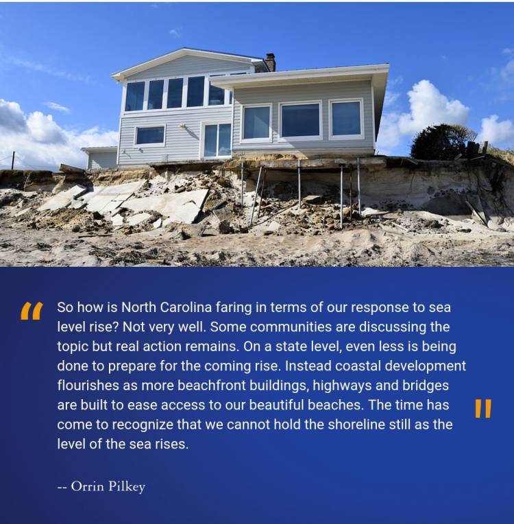 Orrin Pilkey on climate change and sea rise