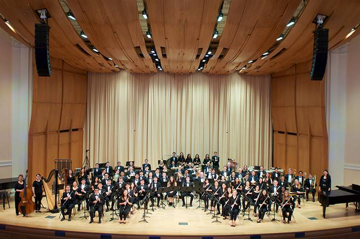 The Duke Wind Symphony.