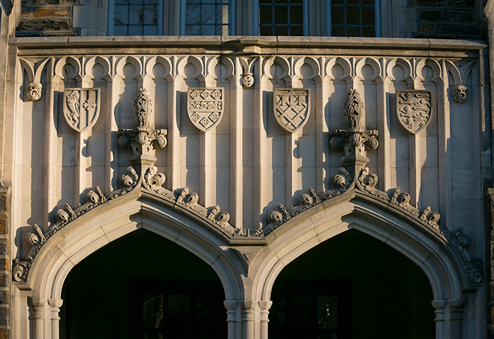 Allen Building in fall